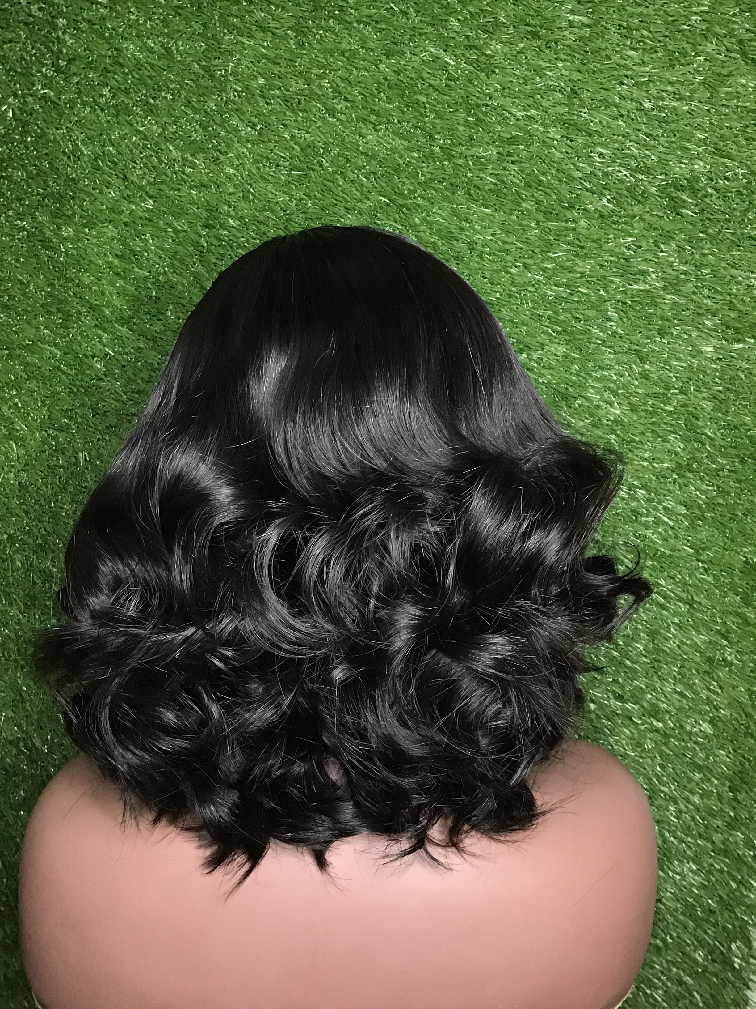 Natural Lizzy Custom Unit Swiss Lace Women's Wigs