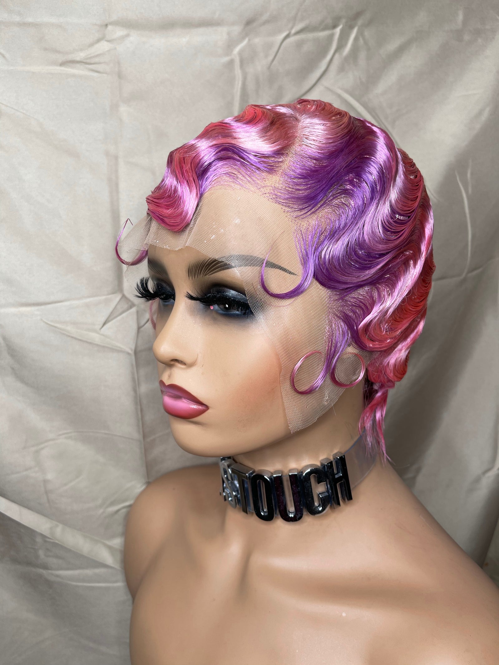 Brazilian Trina Vintage Style Custom Lace Front  Wig