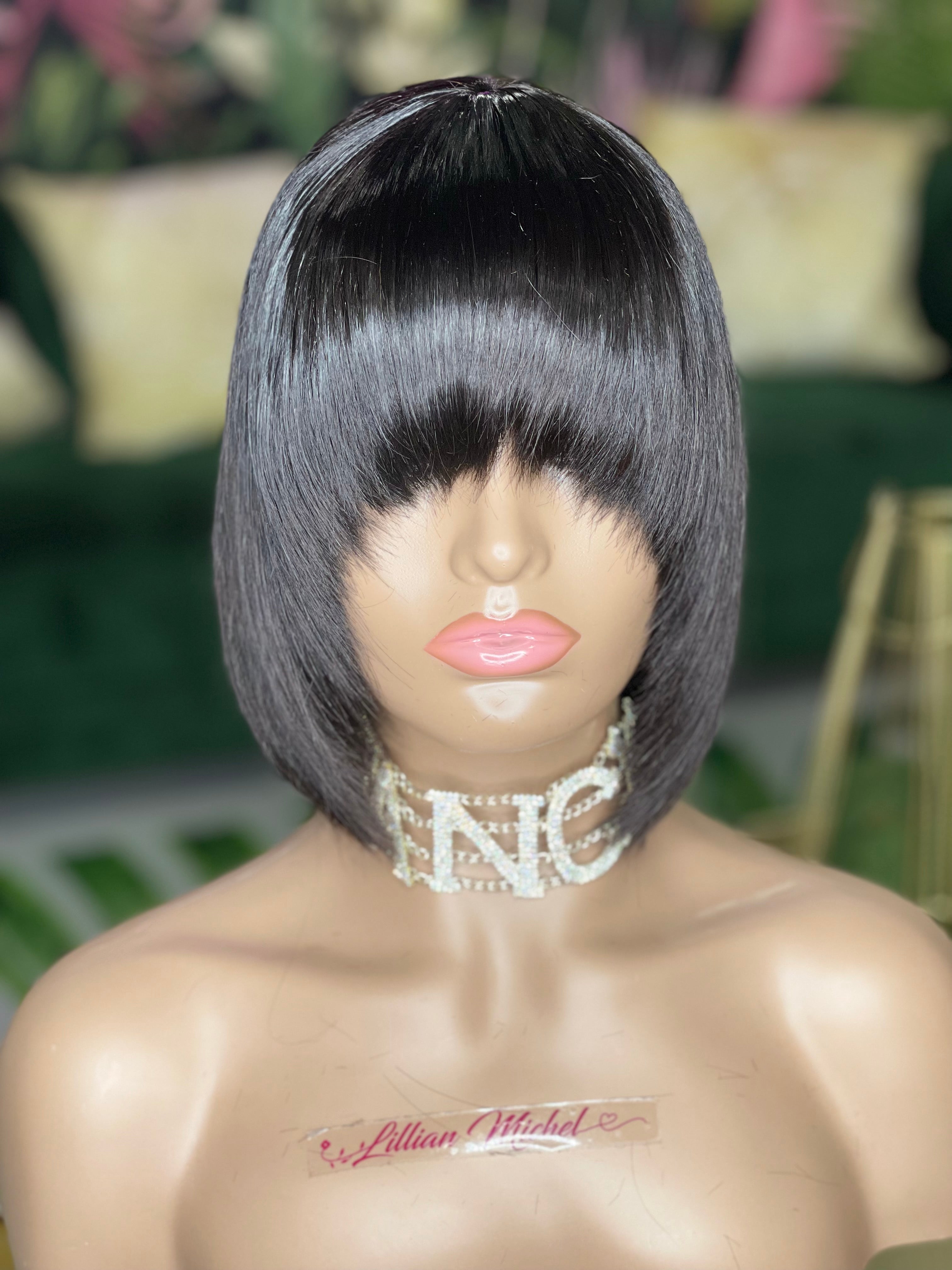 Natural Brazilian Tony Bang Bob