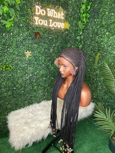 Full Lace Swiss Lace Unit Women's Wig With Beads