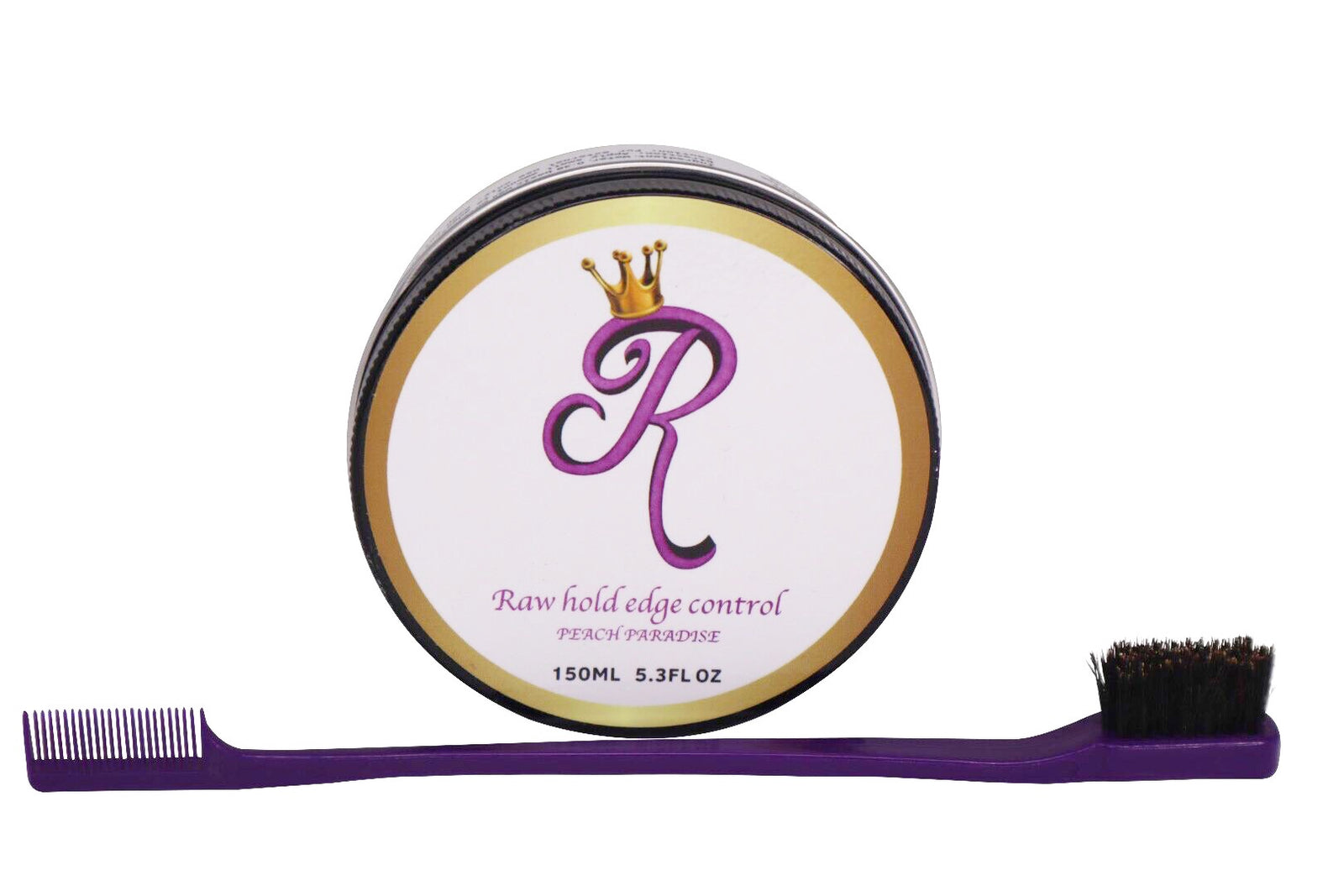 Peach Paradize Raw Hold Edge Control with Special Brush