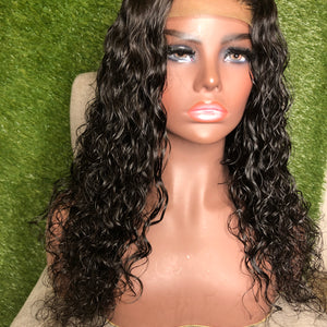 Custom Made Swiss Lace Closure Women's Wig Curly Wigs