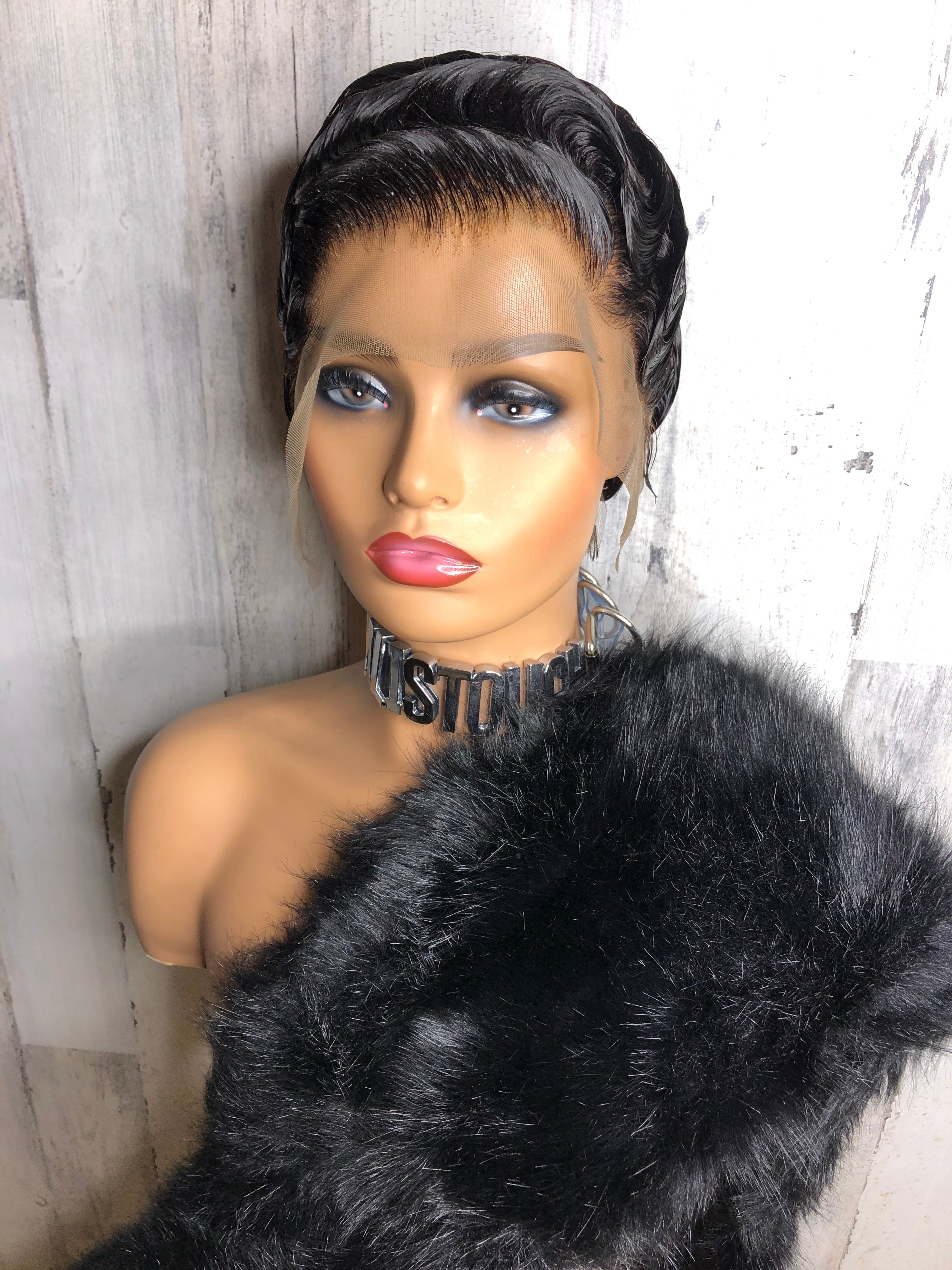 Natural The Blake Finger Wave-Custom Made Women's Wig