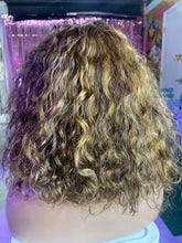 Brown Water Wave Curl/ 13 x 4 Swiss Lace Front Wig