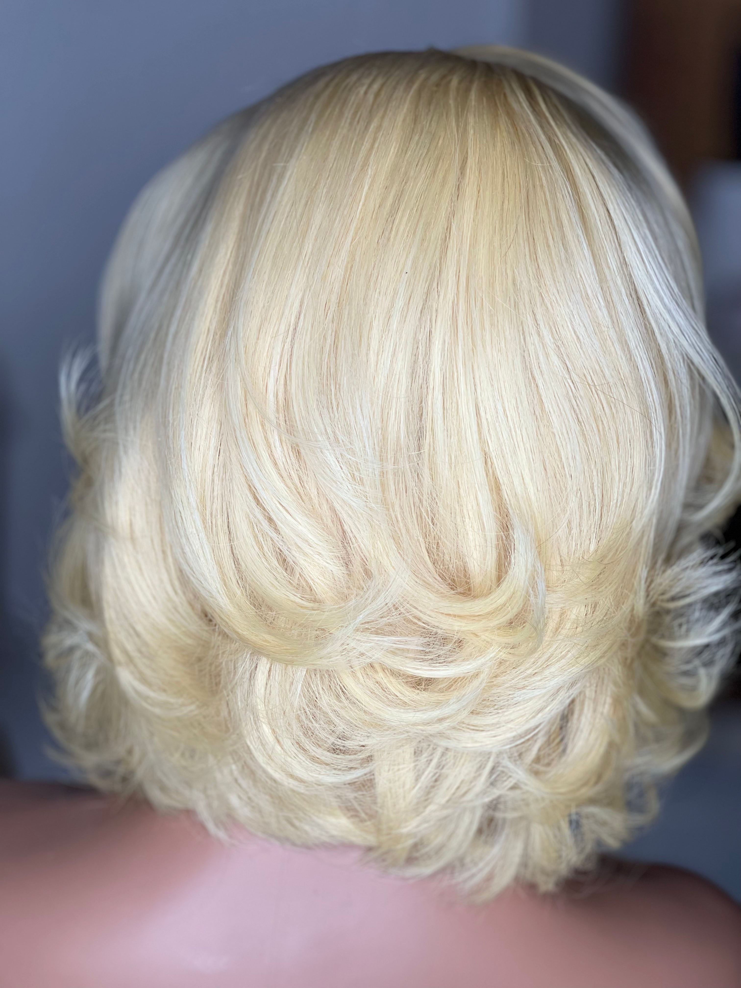 Bob Cut Colors 100% Human Hair Hot Pink Bob Lace Front Wig