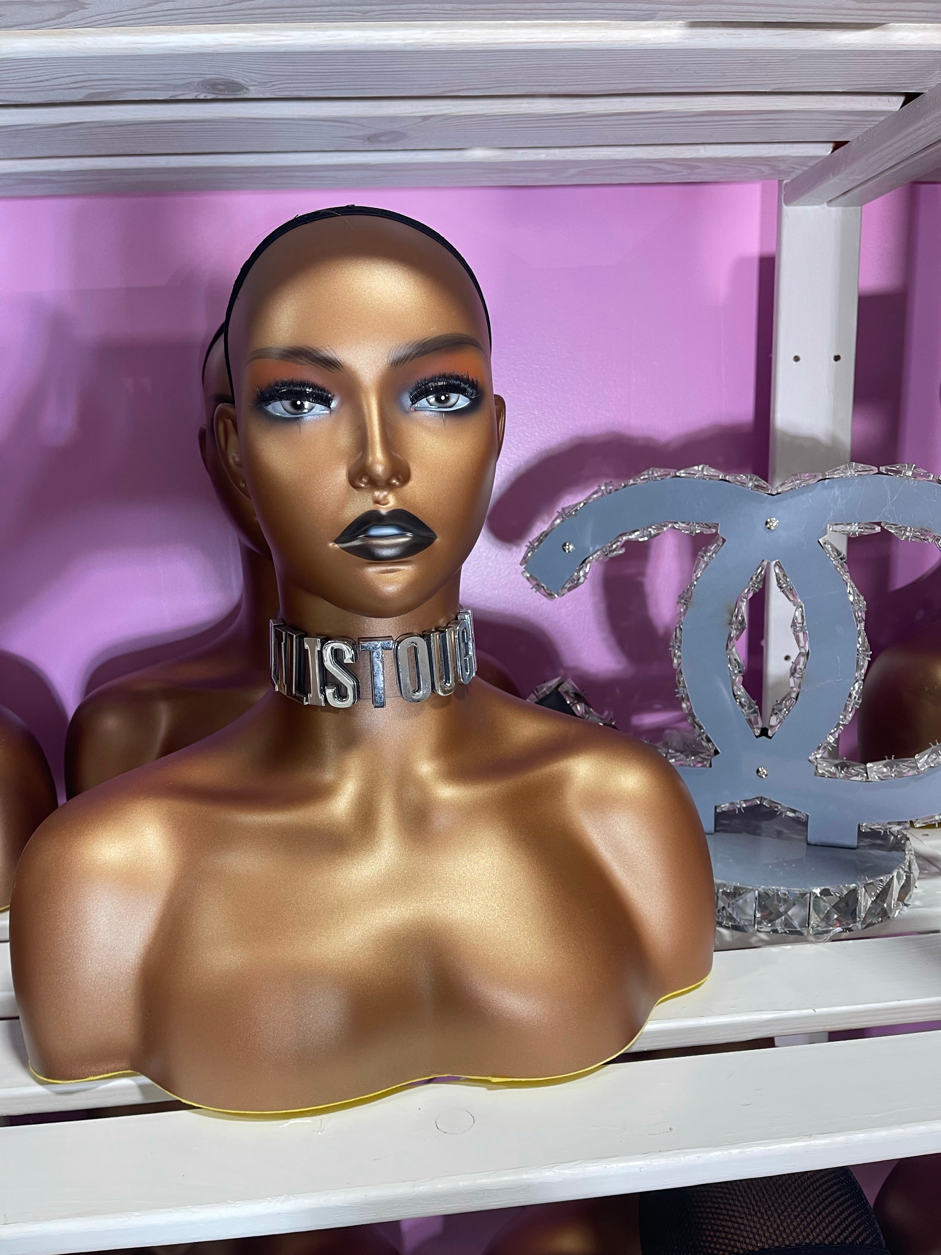 Top Quality PVC Silicone Mannequin Women's Wigs Head