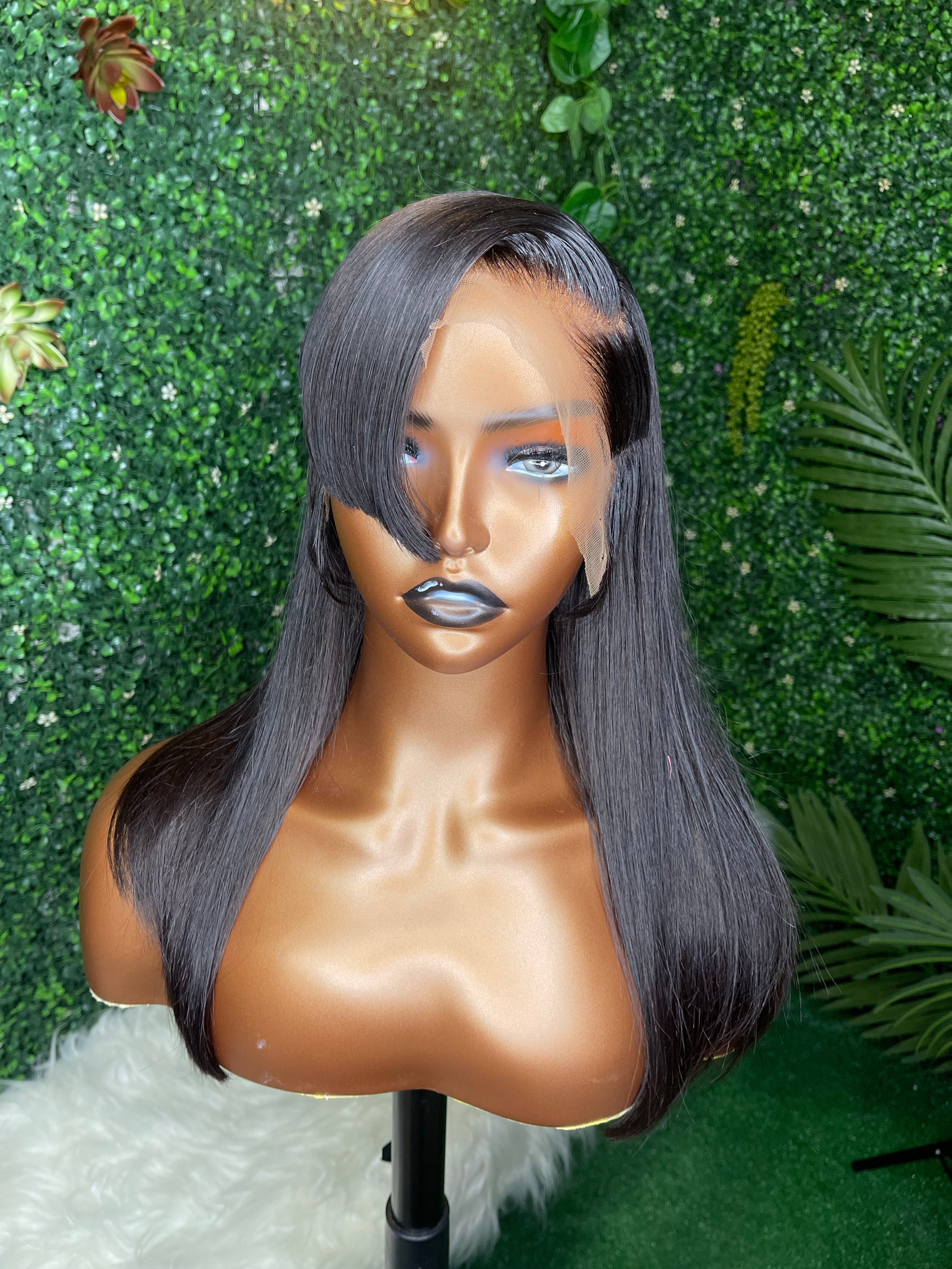 Mullet Hair Style Natural Color 22”