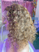 Brown Water Wave Curl/ 13 x 4 Swiss Lace Front Wig