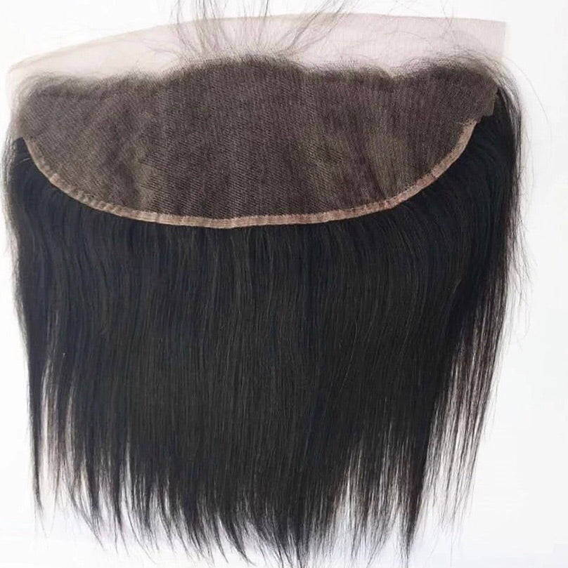 10A Brazilian Straight  Frontal Swiss Lace Women's Wigs