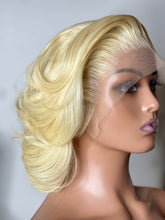 Bob Cut Colors 100% Human Hair Hot Pink Bob Lace Front Wig