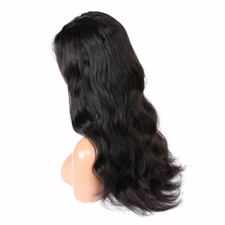 Brown Body 100% Human Hair Wave Lace Front Wig
