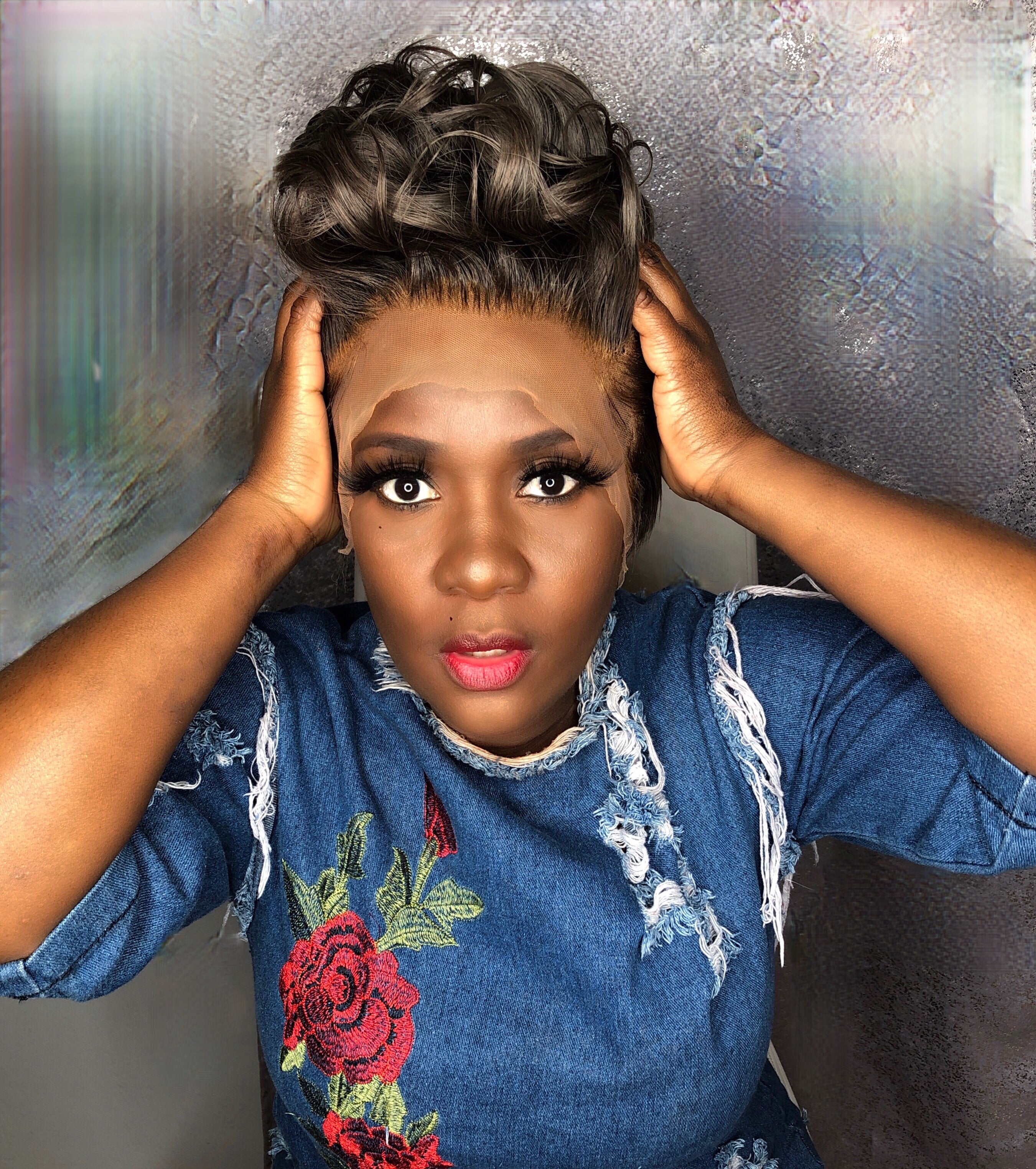 Smokey Grey Custom Women's Wig