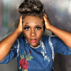 Smokey Grey Custom Women's Wig