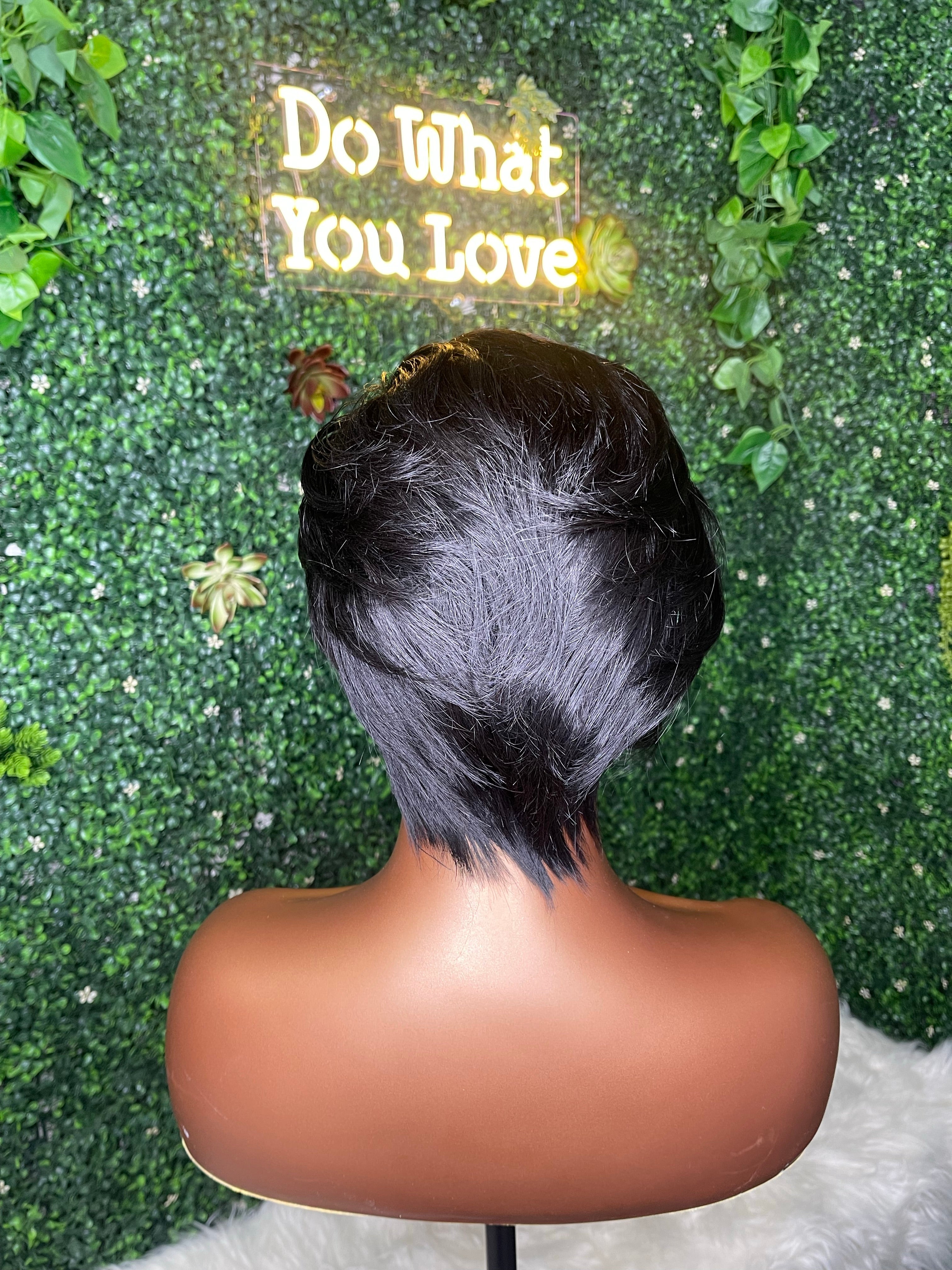 Ms Gorge Bleach Knotted Preplucked Cut And Styled Custom Lace Front Machine Made