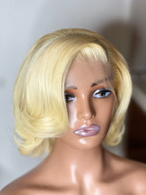 Bob Cut Colors 100% Human Hair Hot Pink Bob Lace Front Wig