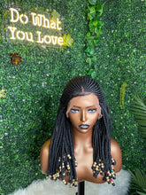 Full Lace Swiss Lace Unit Women's Wig With Beads