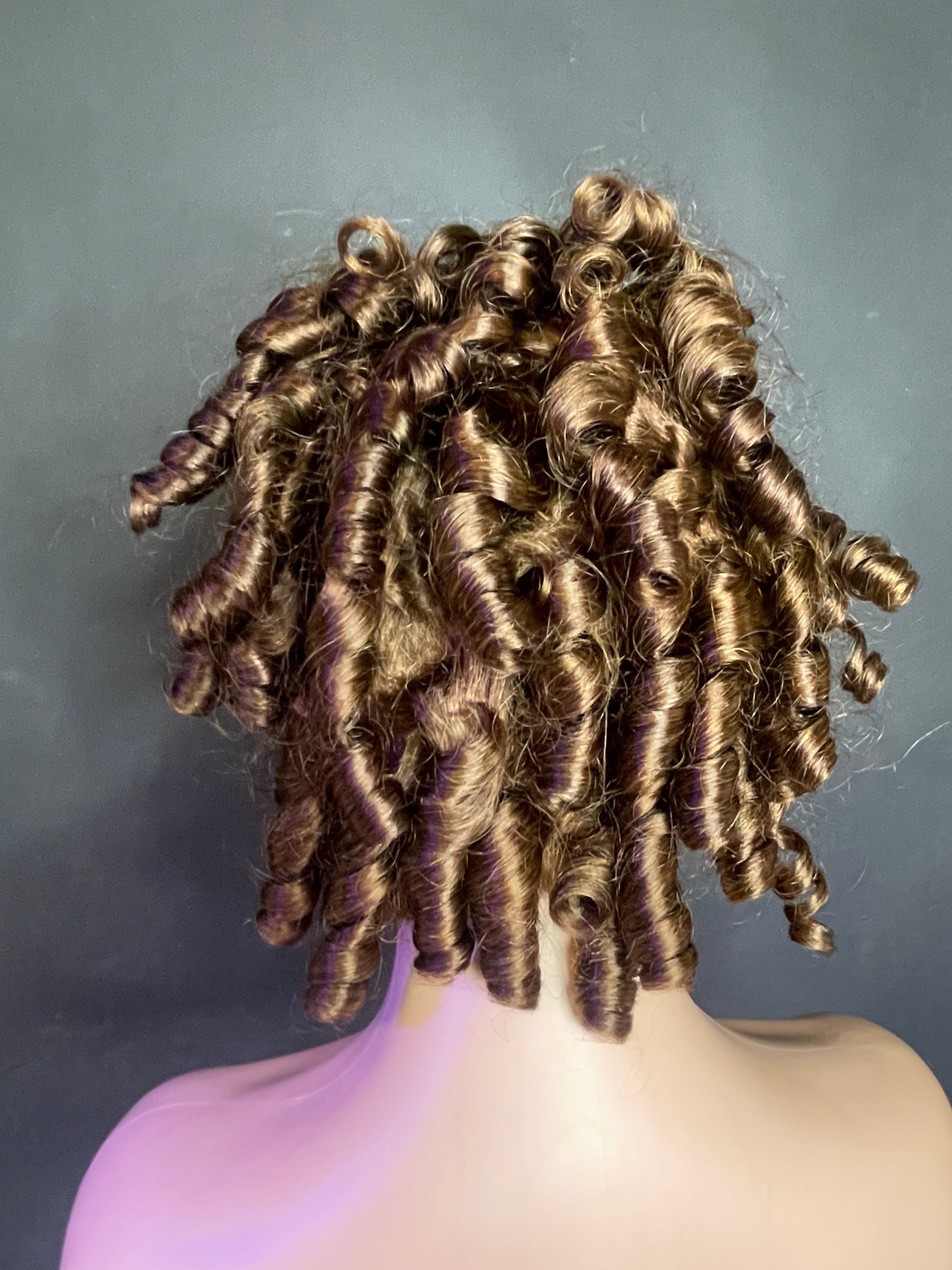 Curly Bob Wig Wave Brazilian Hair Lace Front Women's Wig