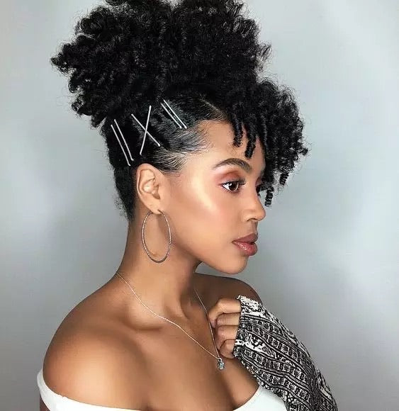 Curly Ponytail With Bang No Lace Women's Wigs