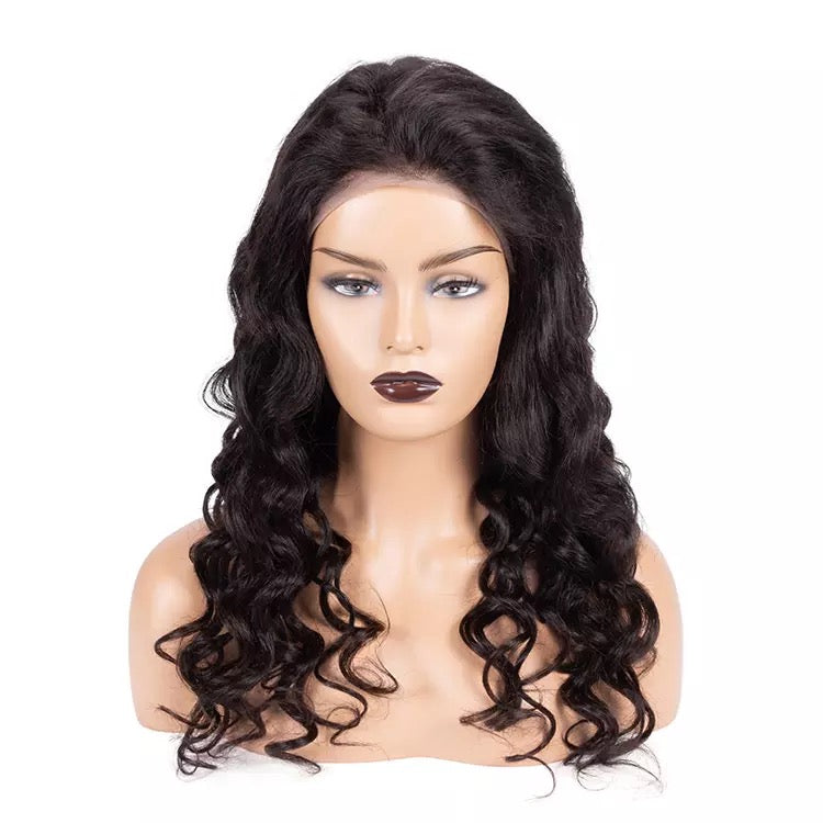 Natural Loose Wave Swiss Lace Front Wig