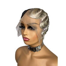 The Black Icy Finger Wave Unit Women's Wigs